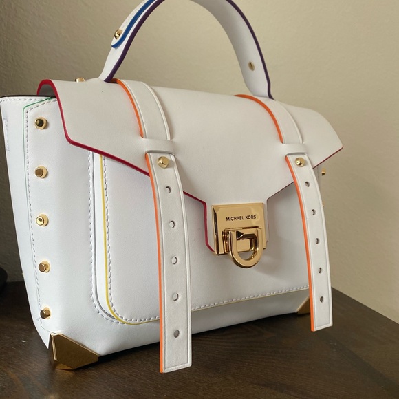 New Michael Kors Manhattan medium school satchel bag - Picture 3 of 17